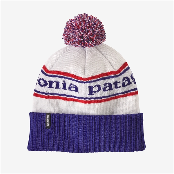 Patagonia Powder Town Beanie - Park Stripe: Viking Blue